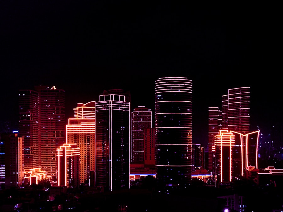 Photo city beside nevada