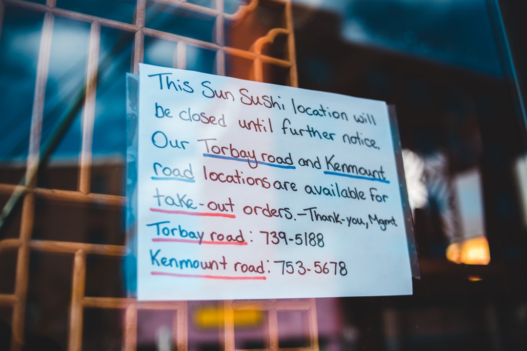 Photo Closed sign