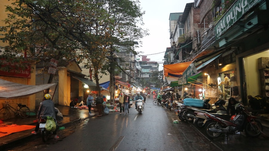 Crowded streets
