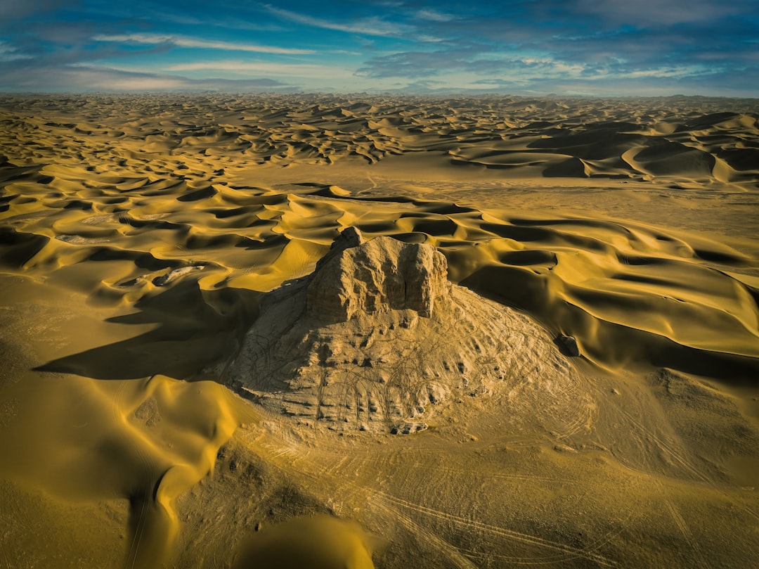 Photo Before: Desert Oasis After: Glittering Cityscape