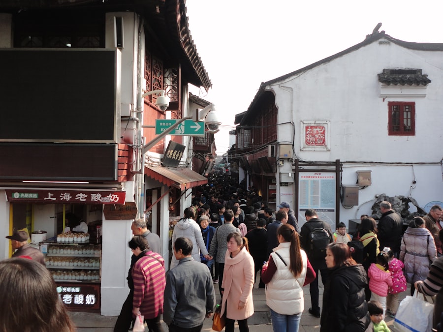 Photo Crowded streets